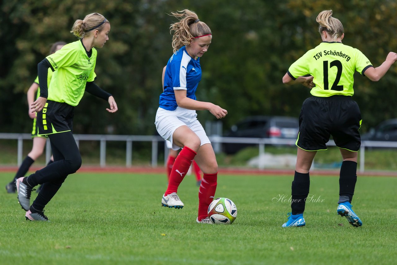 Bild 142 - B-Juniorinnen TSV Schoenberg - Holstein Kiel : Ergebnis: 0:23